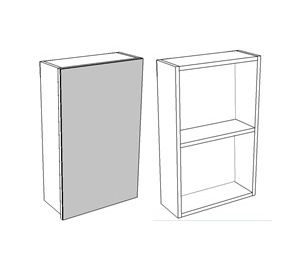 Зеркало-шкаф Corozo Комо 40см белый SD-00000290